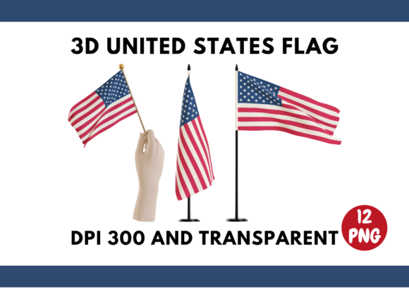 Download 3D Render United States Flag - United states flag Collection