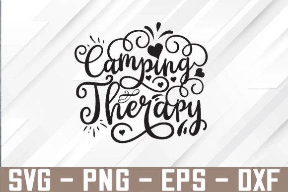 Download Camping Therapy Svg Design - Premium Resources