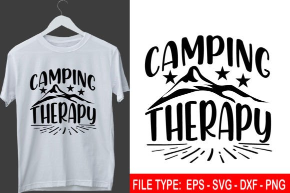 Download Adventure SVG Design, Camping Therapy - Premium Bundle